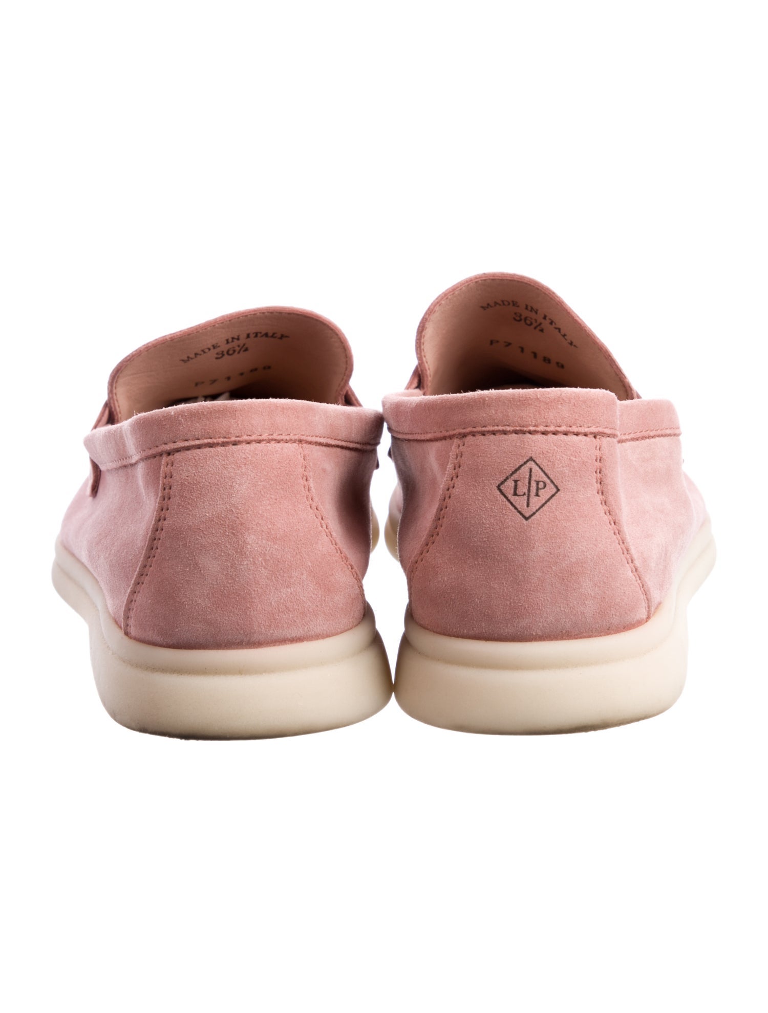 Loro Piana Summer Charms Walk Suede Loafers